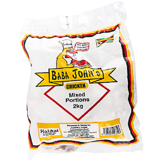 Baba John's mixed chicken portions, 2 kg